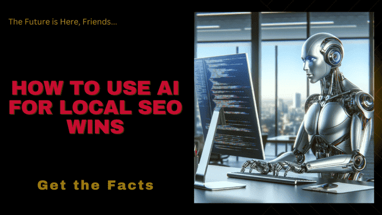 How to Use AI for Local SEO Wins Banner