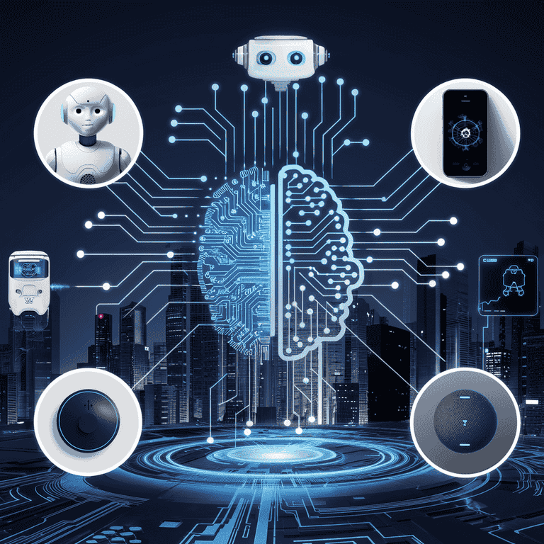 AI-powered product categorization with interconnected data nodes