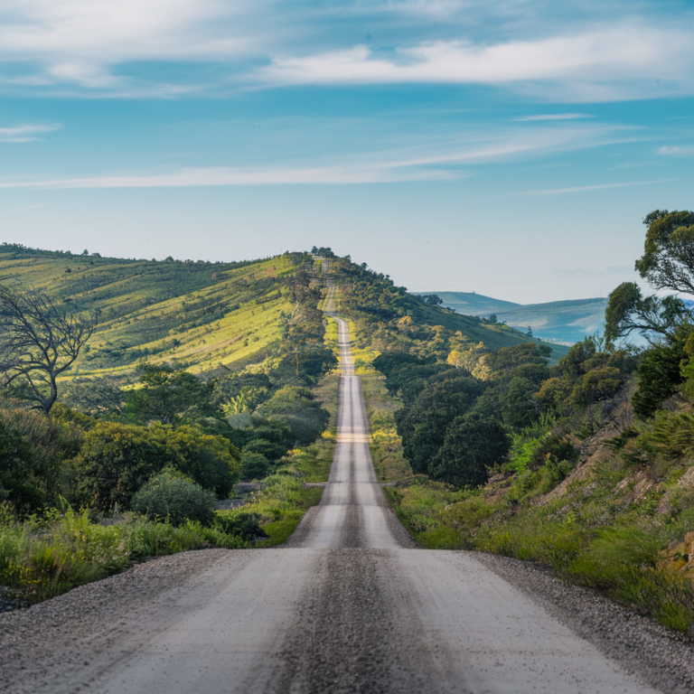 A road leading into the future, symbolizing next steps in seasonal SEO