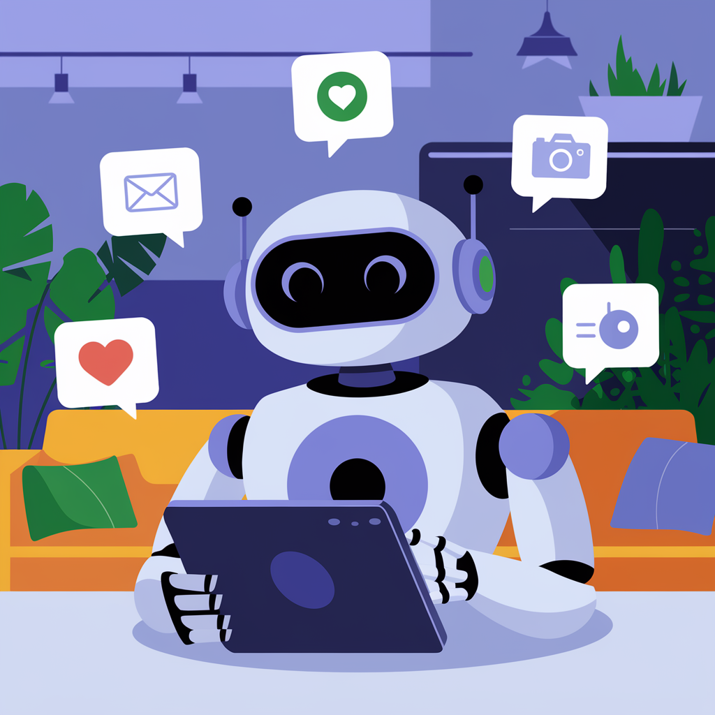 AI facilitating media outreach through digital channels.