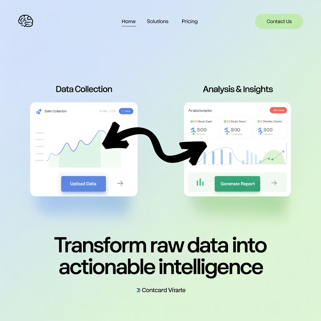 Two landing pages being compared for A/B testing in SEO.